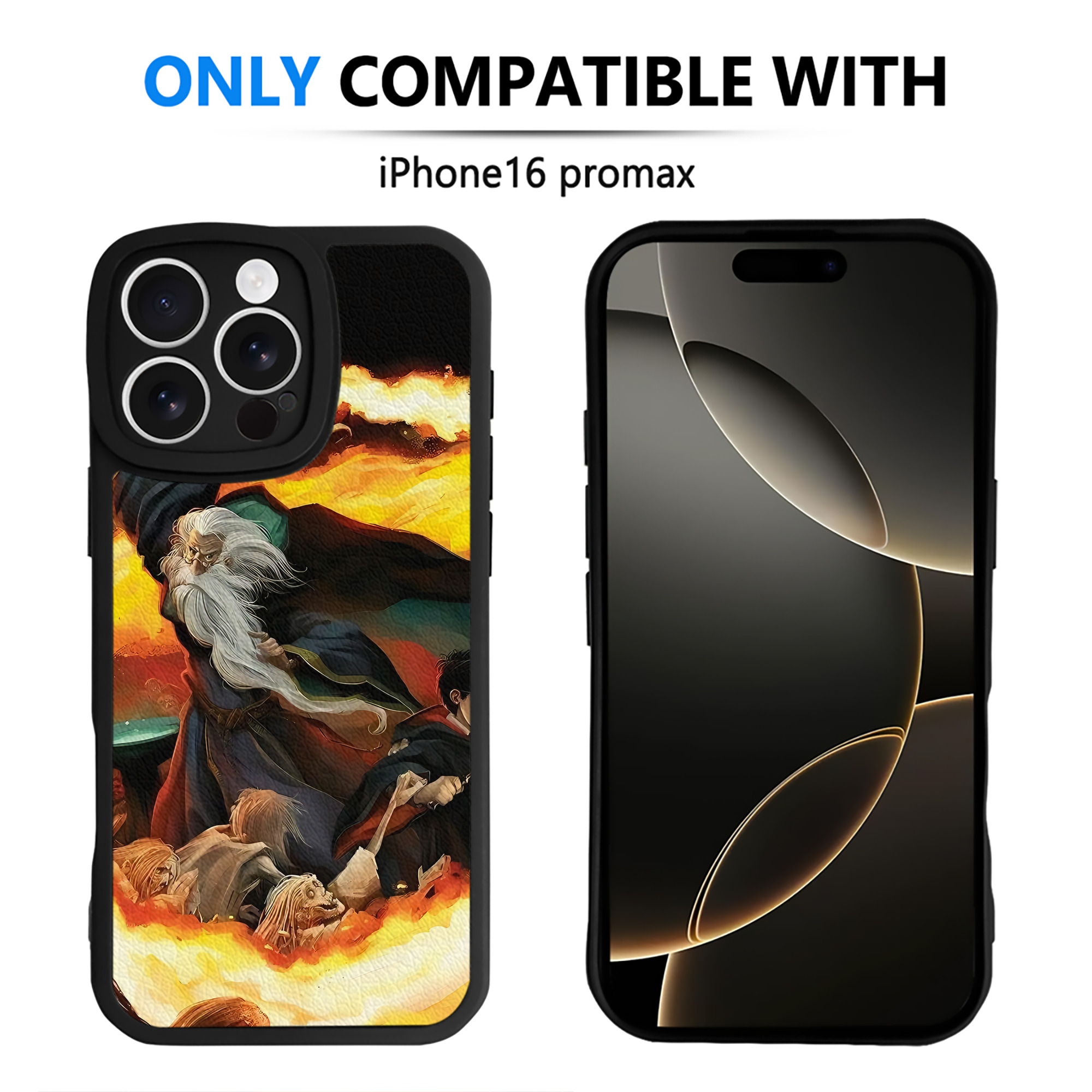 （画像用） Harry Potter ハリー・ポッターシリーズ 【iPhone 16シリーズ対応】シリコンスマホケース（レザー調） 材質：シリコン